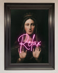 Relax Mate Framed Wall Art
