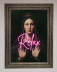Relax Mate Framed Wall Art