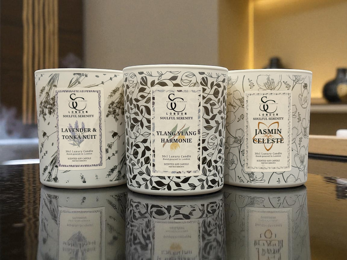 Lavender &amp; Tonka – Luxury Soy Candle (30cl)