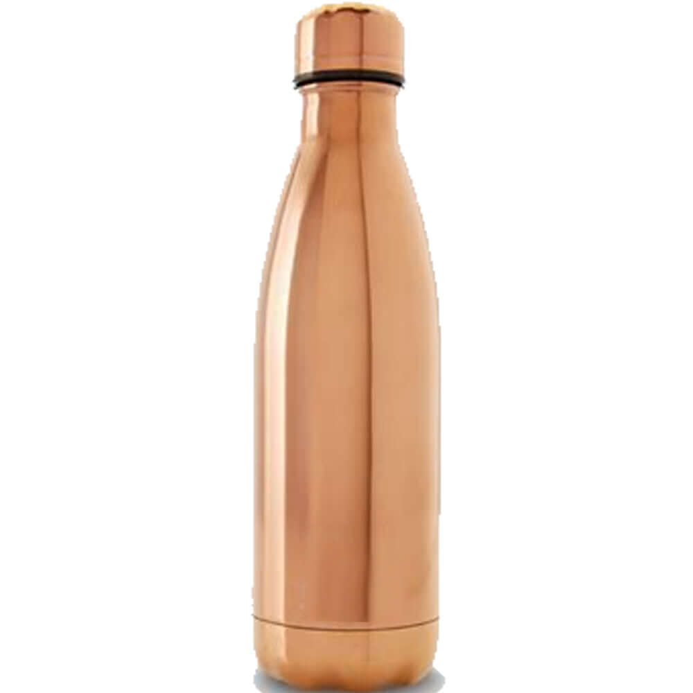 Water Bottle - Stainless Steel and Reusable - Copper