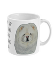 Cream Chow Chow Mug – "Every Sip You Take, I’ll Be Watching You"