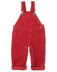 Robin Red Chunky Cord Dungarees