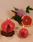 Pomegranate Shaped Candle