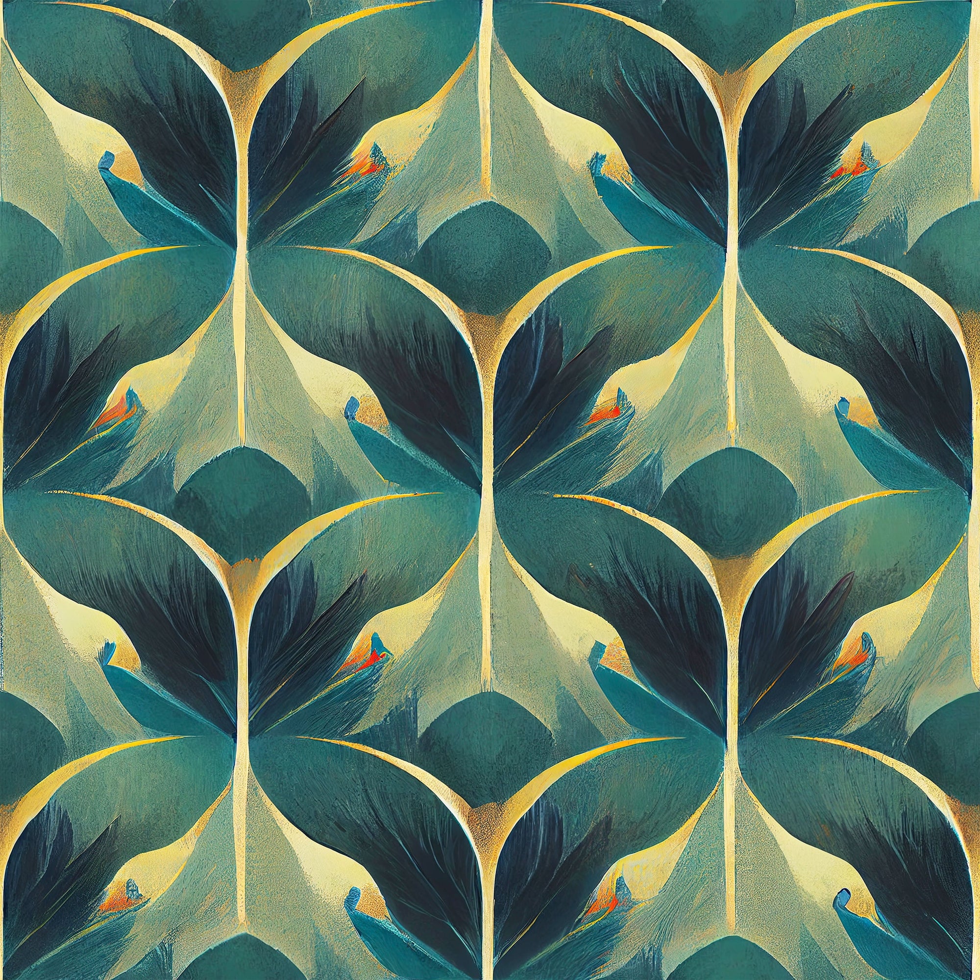 Rohan Abstract Mountain Wallpaper