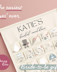Personalised Bride-to-Be Countdown Calendar – Bridal Gift