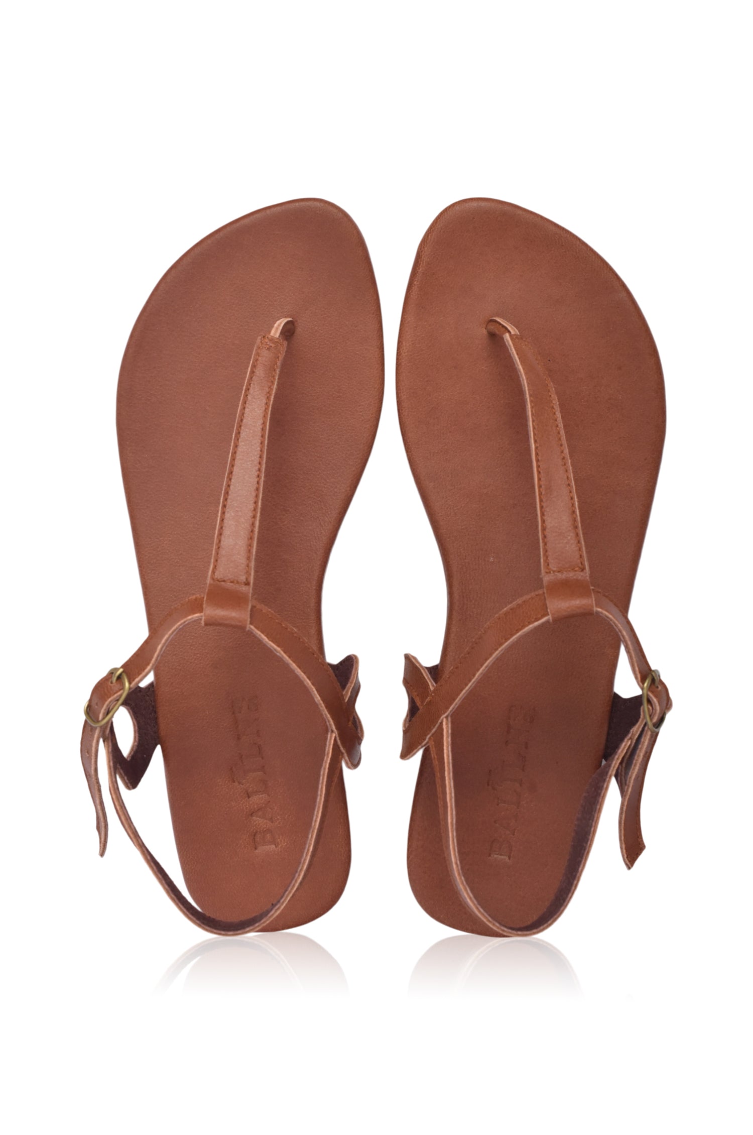 Rosalia T-strap Leather Sandals-2