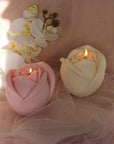 Large Rose Shaped Candle