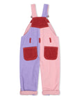 Rosebed Patchwork Chunky Cord Dungarees