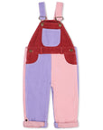 Rosebed Patchwork Chunky Cord Dungarees