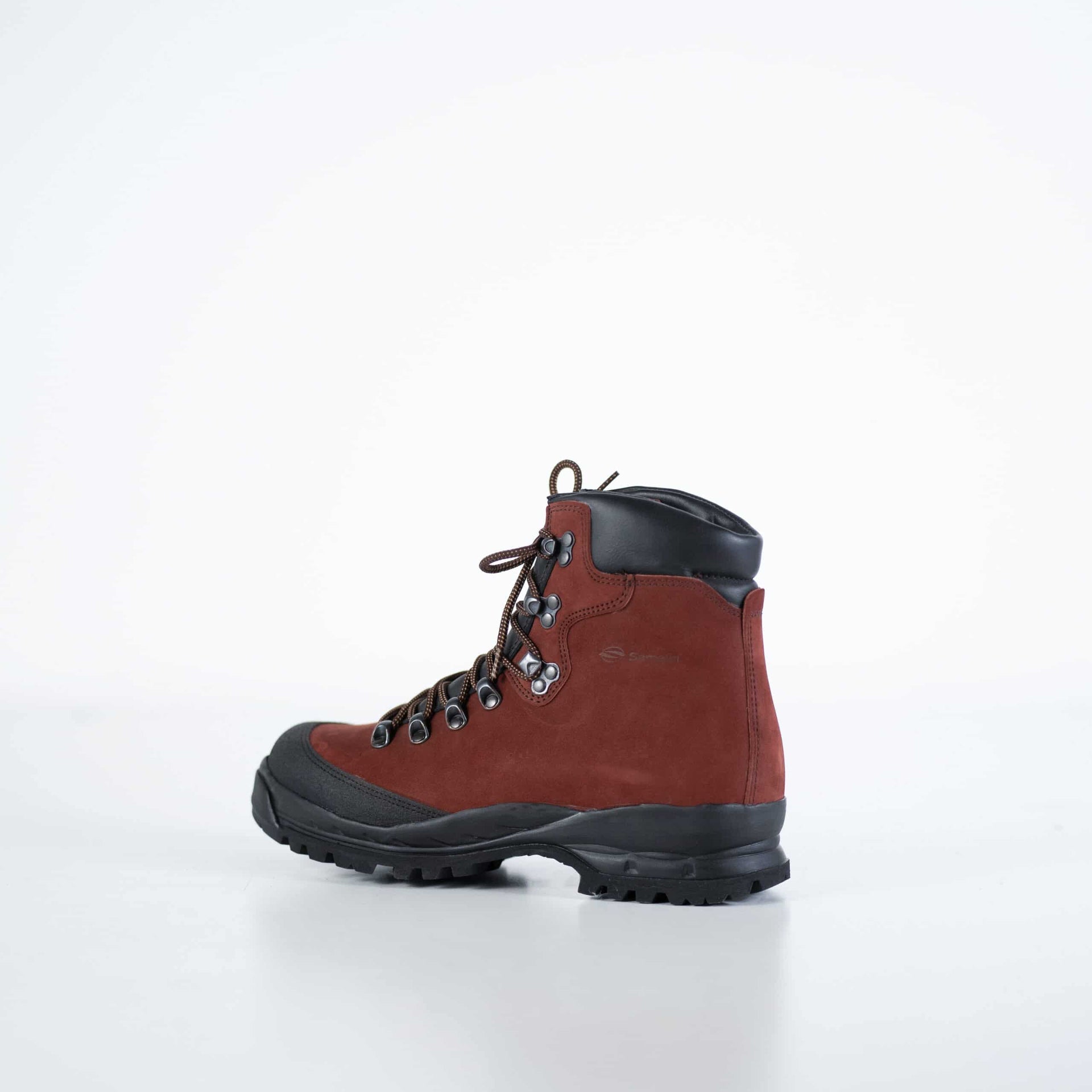 553P Rosso Aragosta Hiking Boots – Waterproof & Durable Vibram Sole by Samelin at www.brixbailey.com