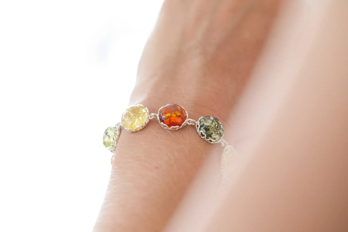 Round Candy Amber Bracelet