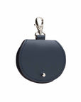 Mini saddle bag coin purse charm - Navy