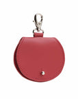 Mini saddle bag coin purse charm - Red