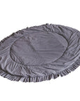 MINICAMP Kids Playmat in Grey - Soft, Hypoallergenic & Handcrafted for Playtime by Minicamp at brixbailey.com