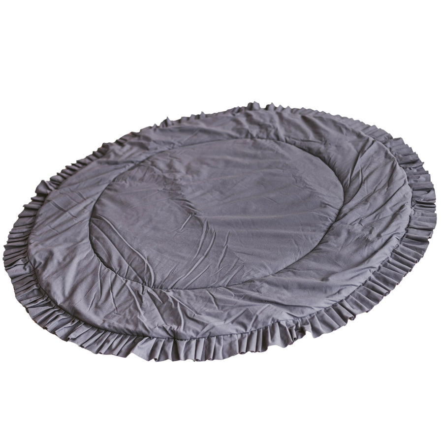 MINICAMP Kids Playmat in Grey - Soft, Hypoallergenic & Handcrafted for Playtime by Minicamp at brixbailey.com