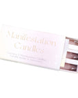 3 Manifestation Spell Candles in a Box
