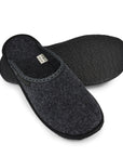 Black Felt Slippers by Oma King – Sustainable & Cozy Comfort by Omaking at brixbailey.com