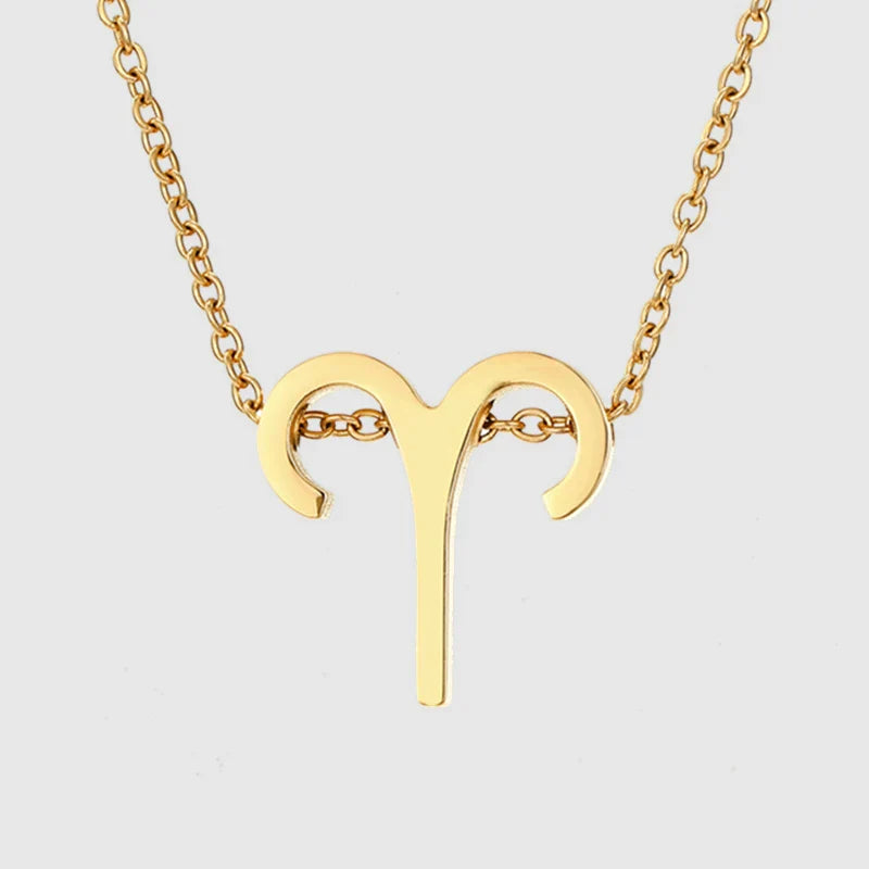 Zodiac Sign Splendour Necklace - Gold/Silver