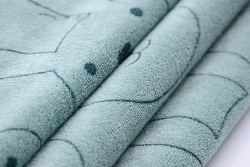 Cute Soft Animal Print Baby Towel - 100cm, 80% Cotton & 20% Polyester, Washable for Bathing, Feeding & Sleep by Baby Lamby at brixbailey.com