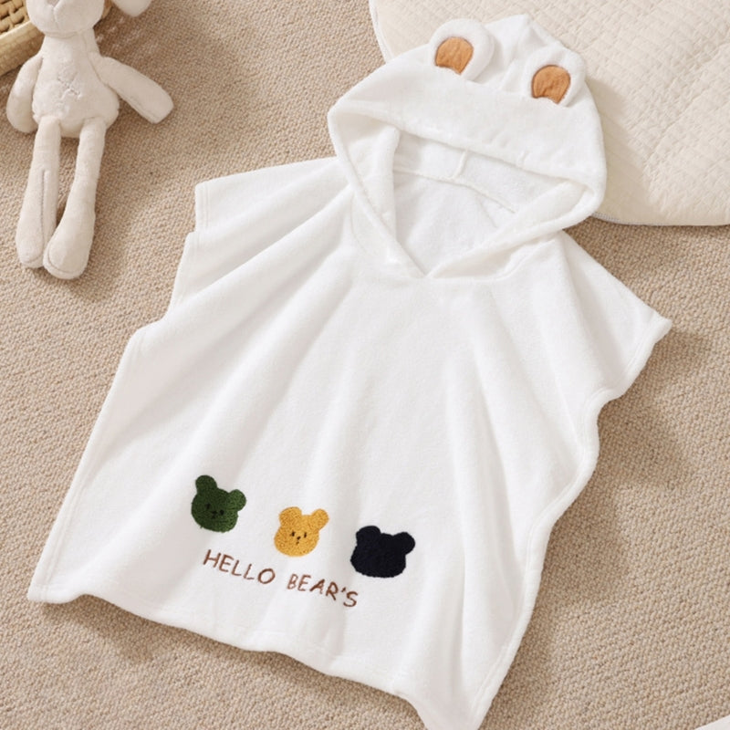 Kids Hooded Towel - Soft, Quick-Dry Polyester for Swimming & Bath Time - 60x120cm by Baby Lamby at brixbailey.com