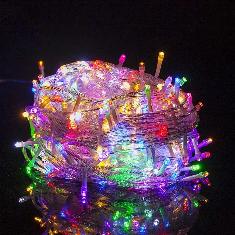 10M-100M Christmas Lights Outdoor LED Fairy String Lights