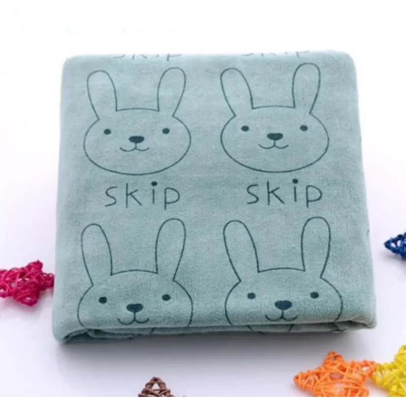 Cute Soft Animal Print Baby Towel - 100cm, 80% Cotton & 20% Polyester - Bathing, Feeding & Burp Cloth by Baby Lamby at brixbailey.com
