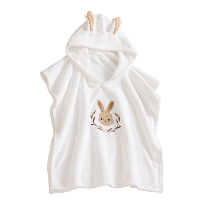 Kids Hooded Towel - Quick Dry, Soft & Lightweight for Swimming, Beach & Bath - 60x120cm Polyester by Baby Lamby at brixbailey.com