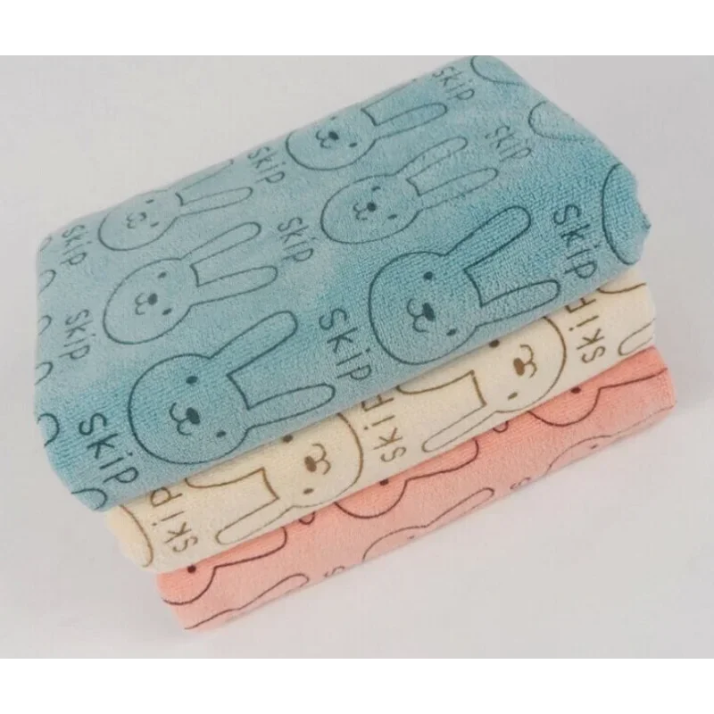 Cute Soft Animal Print Baby Towel - 100cm, 80% Cotton & 20% Polyester - Bathing, Feeding & Burp Use by Baby Lamby at brixbailey.com