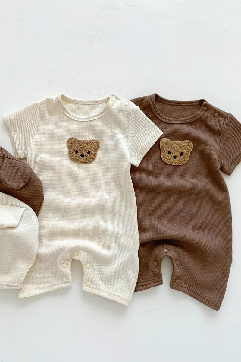 Cool Summer Bear &amp; Bonnet Hat Set