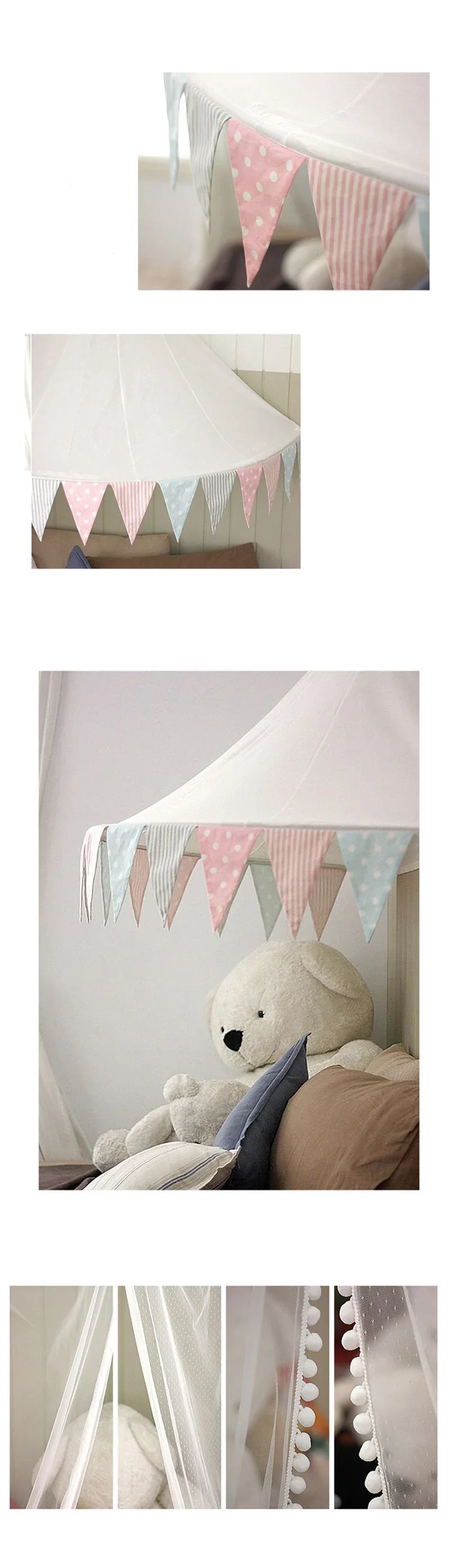 Kids Bed Decor - Teepee Tents