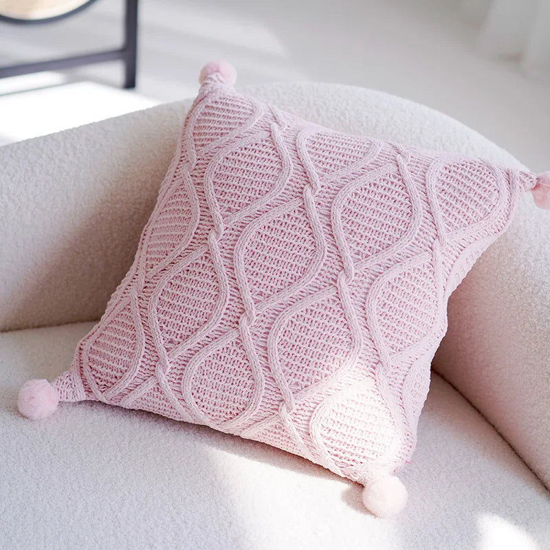 Eco-Friendly Jacquard Patchwork Pillowcase - 100% Polyester, Non-Toxic, Modern Simplicity for Home & Hotel by Baby Lamby at brixbailey.com