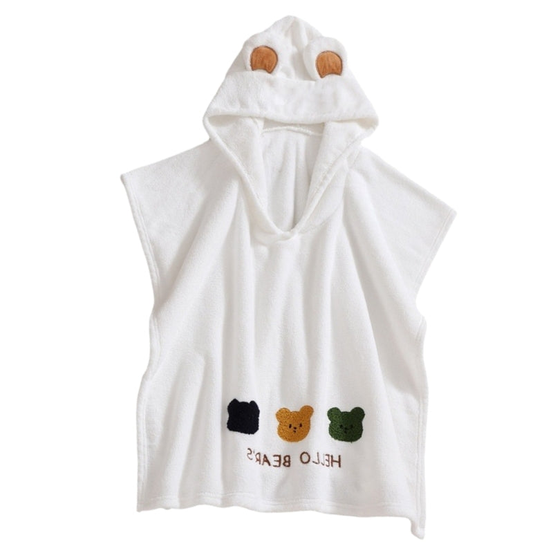 Kids Hooded Towel - Quick Dry, Soft & Lightweight for Swimming, Beach & Bath - 60x120cm Polyester by Baby Lamby at brixbailey.com