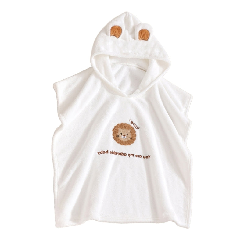 Kids Hooded Towel - Quick Dry, Soft & Lightweight for Swimming, Beach & Bath Time - 60x120cm Polyester by Baby Lamby at brixbailey.com