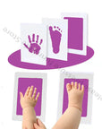 DIY Kit for Souvenir Feet/Handprints on white background Multivariant-11