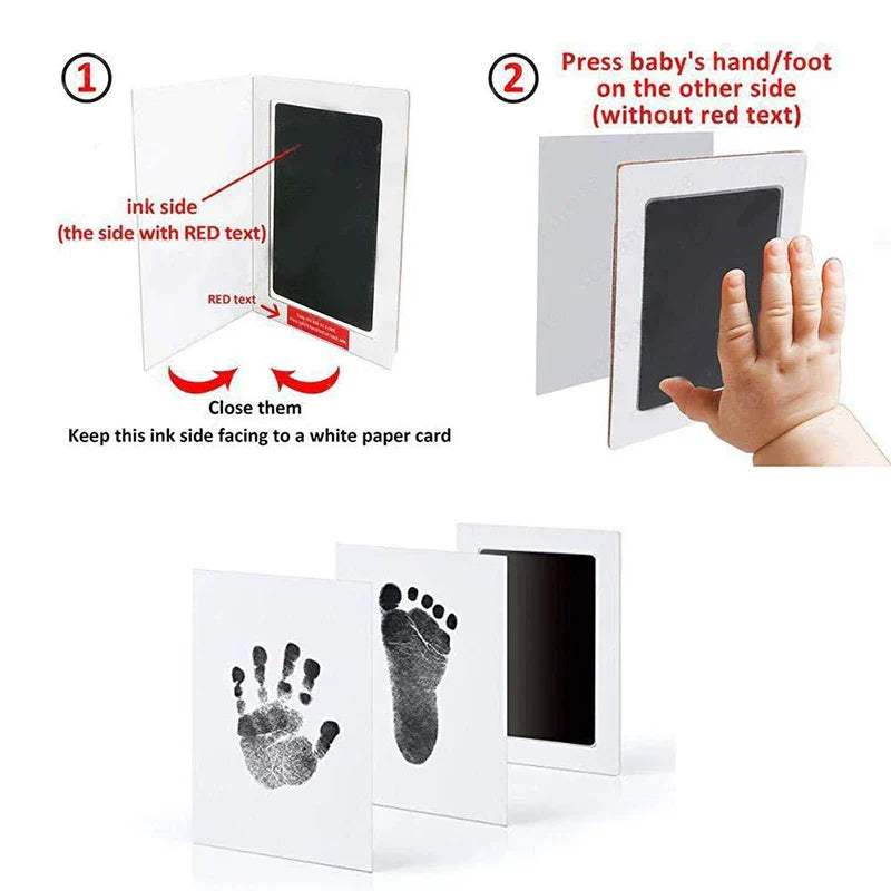 DIY Kit for Souvenir Feet/Handprints on white background Multivariant-1