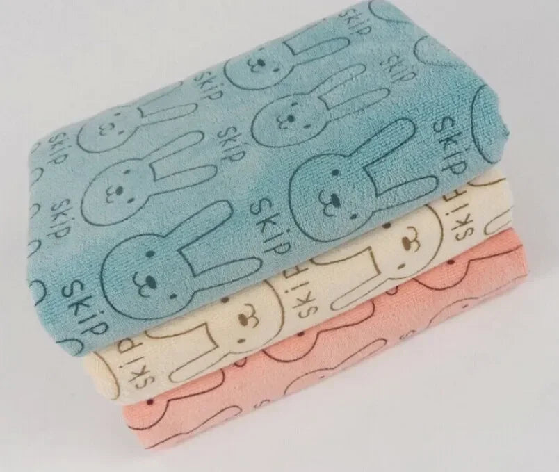 Cute Soft Animal Print Baby Towel - 100cm, 80% Cotton & 20% Polyester for Bathing, Feeding & Comfort by Baby Lamby at brixbailey.com