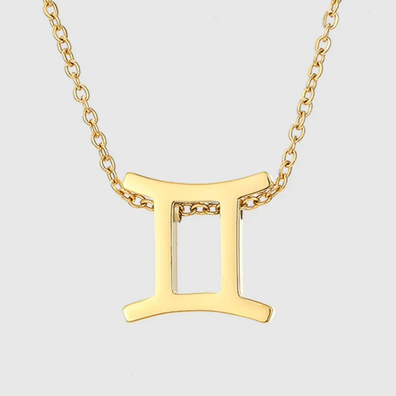 Zodiac Sign Splendour Necklace - Gold/Silver