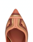 Begonia Caramel Leather Ballerinas – Pointed Toe Flats