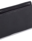 SADDLER PAULA Handmade Leather Trifold Purse – RFID Protected | 8 Card Slots, ID Window & Rear Zip Pocket | Gift Boxed