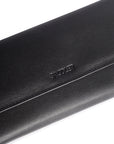 SADDLER CLAIRE Long Leather Trifold Purse - 18 Card Slots, Dual Zip Pockets, and Note Sections - RFID Protected