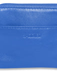 Compact Leather Zip-Top Purse "Pia" – Handmade by Saddler | RFID Protected & Gift Boxed | Multi-Functional Card, Coin & Key Holder