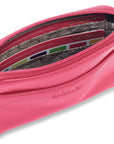 Compact Leather Zip-Top Purse "Pia" – Handmade by Saddler | RFID Protected & Gift Boxed | Multi-Functional Card, Coin & Key Holder