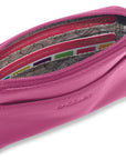 Compact Leather Zip-Top Purse "Pia" – Handmade by Saddler | RFID Protected & Gift Boxed | Multi-Functional Card, Coin & Key Holder