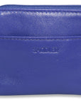 Compact Leather Zip-Top Purse "Pia" – Handmade by Saddler | RFID Protected & Gift Boxed | Multi-Functional Card, Coin & Key Holder