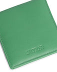 SADDLER POPPY Leather Square Mini Tray Purse