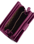 SADDLER GEORGIE Leather Double-Sided Purse - 13 Card Slots, Generous Space for Notes and Coins - RFID Protected
