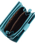 SADDLER GEORGIE Leather Double-Sided Purse - 13 Card Slots, Generous Space for Notes and Coins - RFID Protected