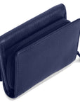 SADDLER CARLA Handmade Leather Compact Trifold Purse – RFID Protected | 5 Card Slots, ID Window & Zipped Coin Pocket | Gift Boxed