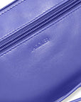 SADDLER SCARLETT Leather Zip Top Mini Clutch - Phone Holder with Detachable Wrist Strap - RFID Protected