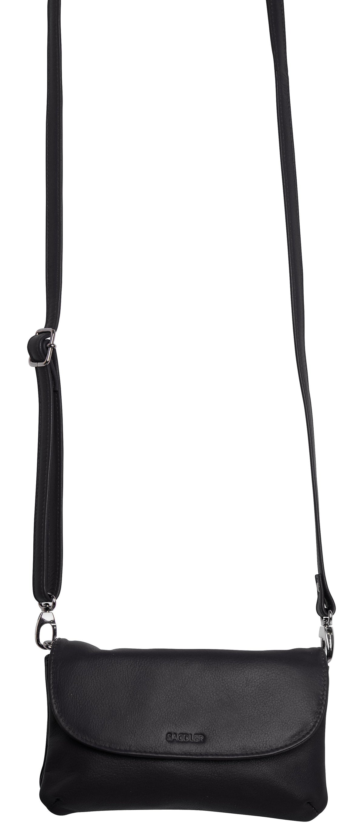 SADDLER Audrey Compact Leather Crossbody Bag &amp; Clutch – Versatile &amp; Stylish - Gift Boxed